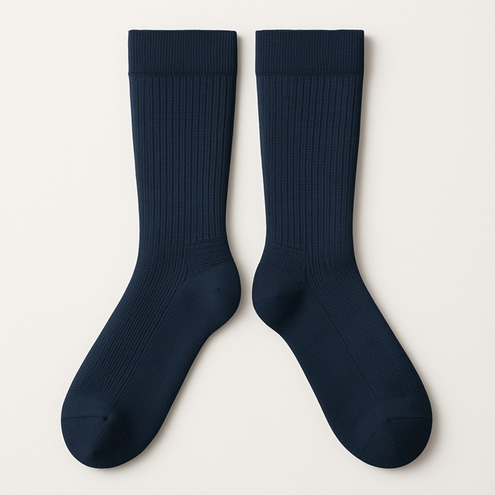 Navy compression socks